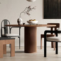 Océane Striped Dining Table and Chair Combo