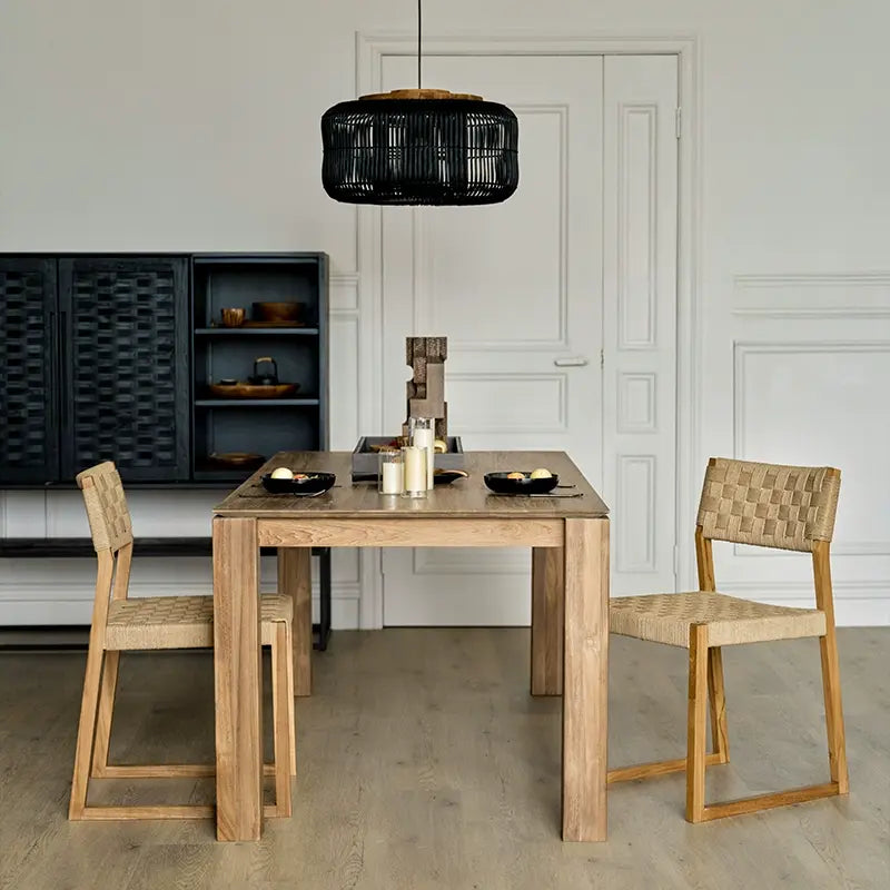 Osric Pure Teak Wood Dining Chair Subsidy