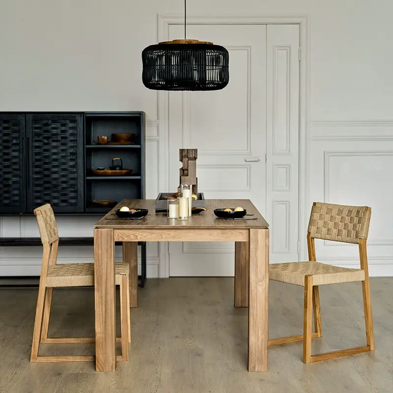 Osric Pure Teak Wood Dining Chair Subsidy
