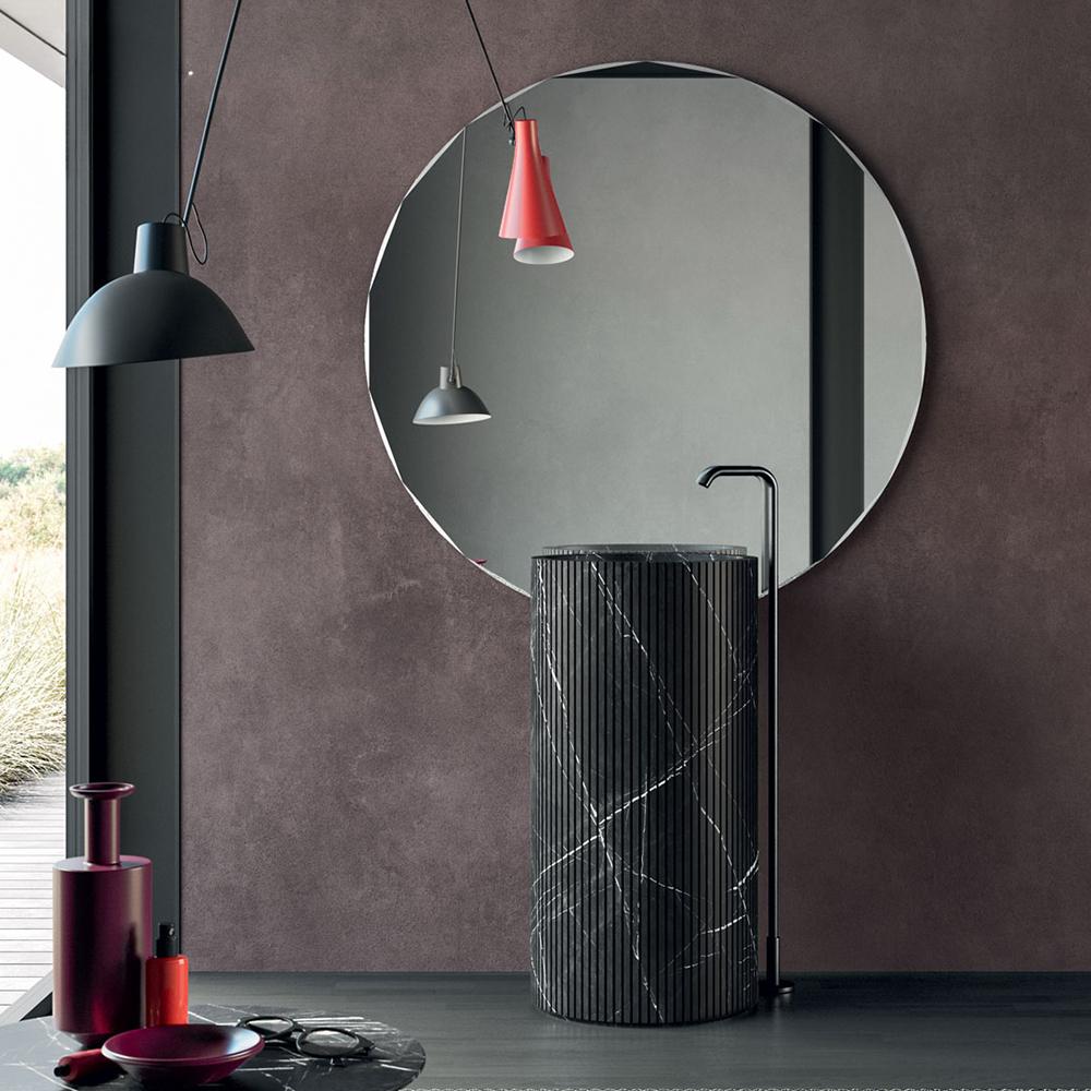 Paul Baigen Marble Pedestal Basin