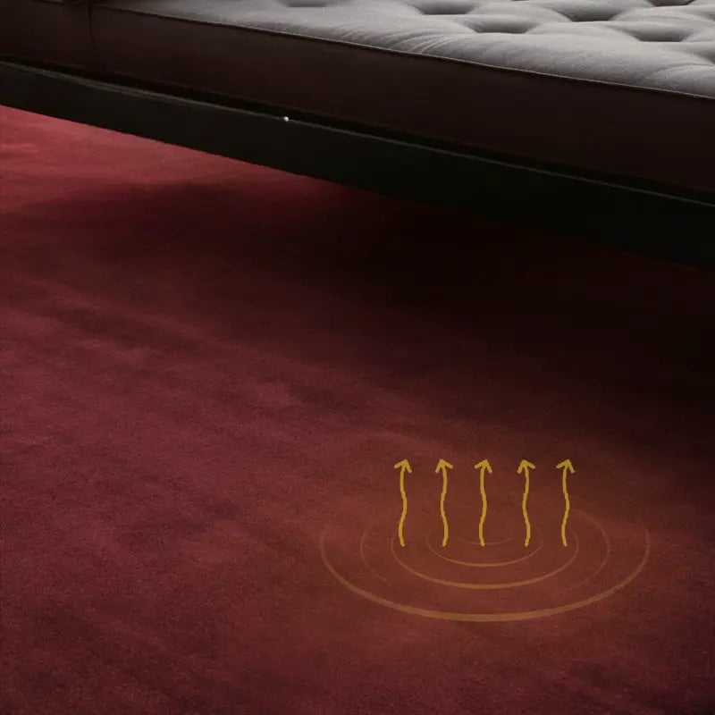 Florian Retro Solid Color Carpet – Handmade Minimalist Design