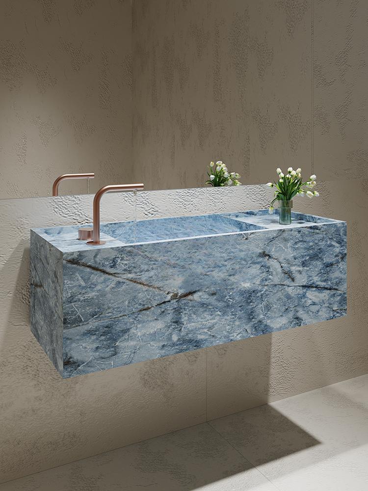 Ace Antique Oak Elm Wall-Mounted Sink