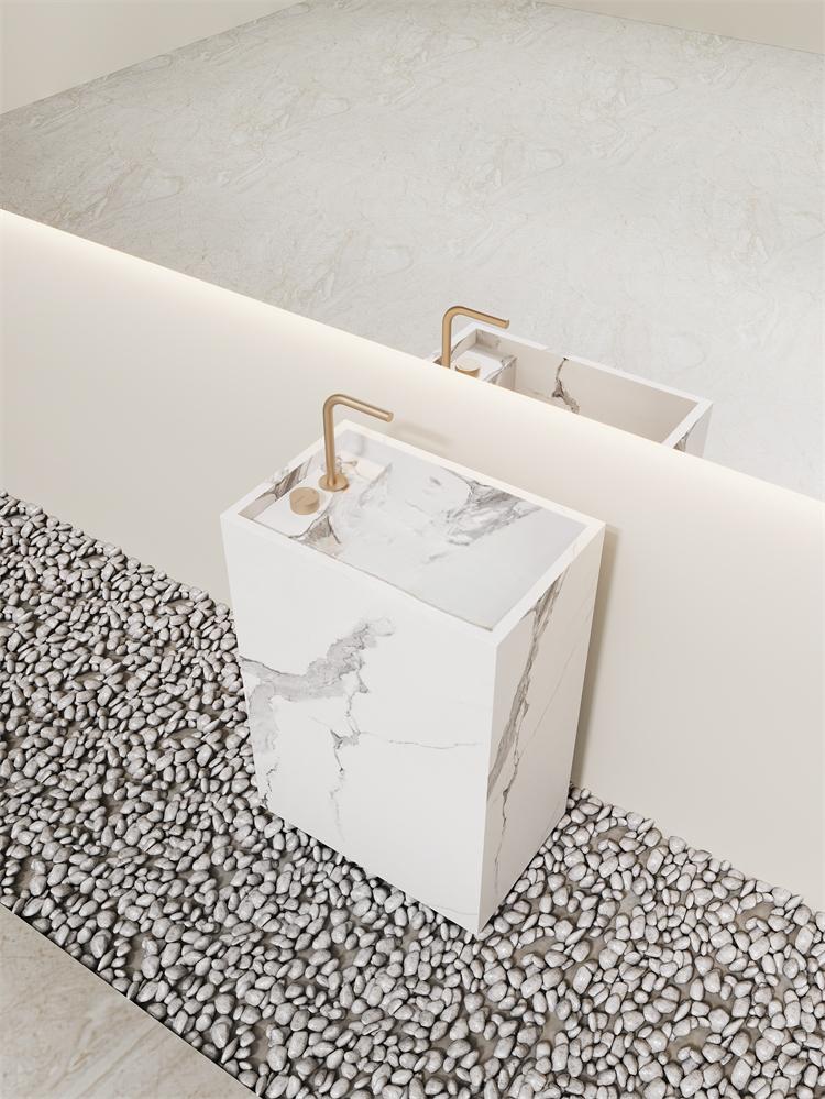 Kinsley Yellow Travertine Marble Sink