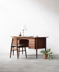 Martina Artistic Retro Wood Desk