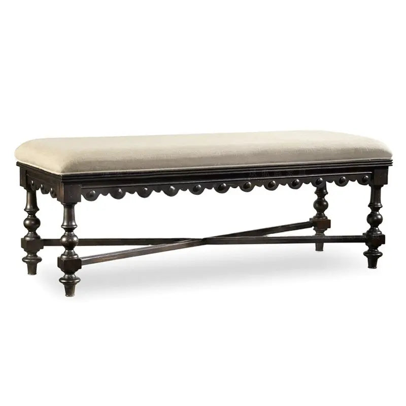 Bibi Elegant Carved Solid Wood Bed