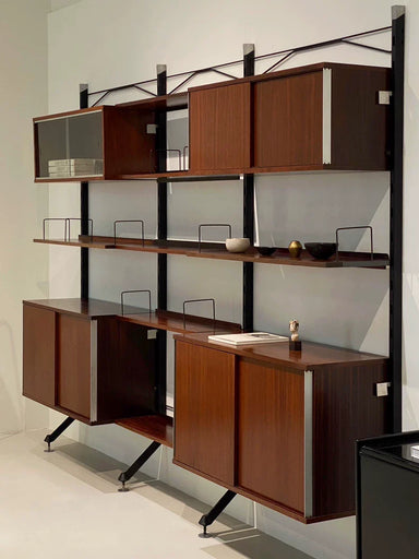 Iconic Ico Parisi 1957 Urio Modular Rosewood Wall System