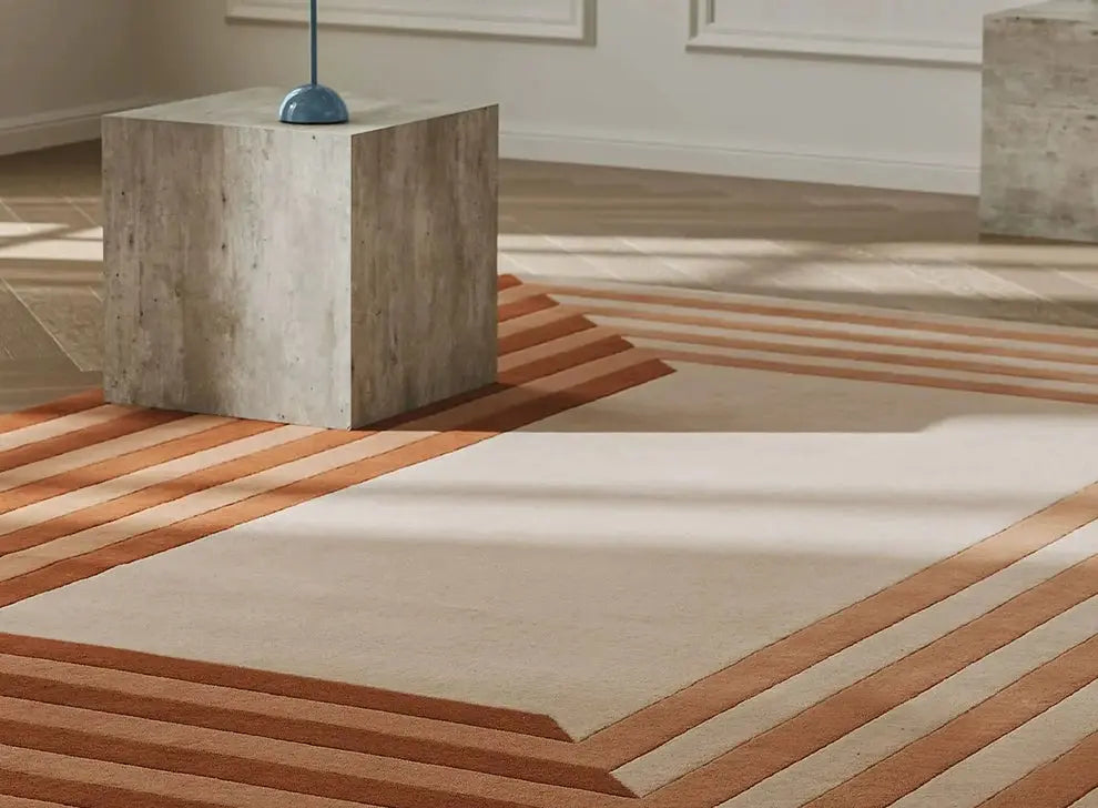 Mélisande Minimalist Geometric Coffee Table – Handmade Custom Design