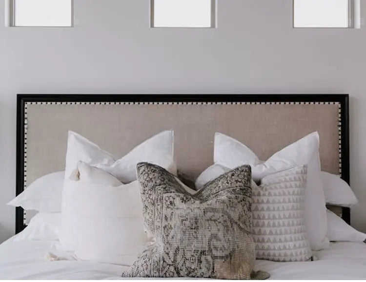 Severin Custom Solid Wood Upholstered Wedding Bed