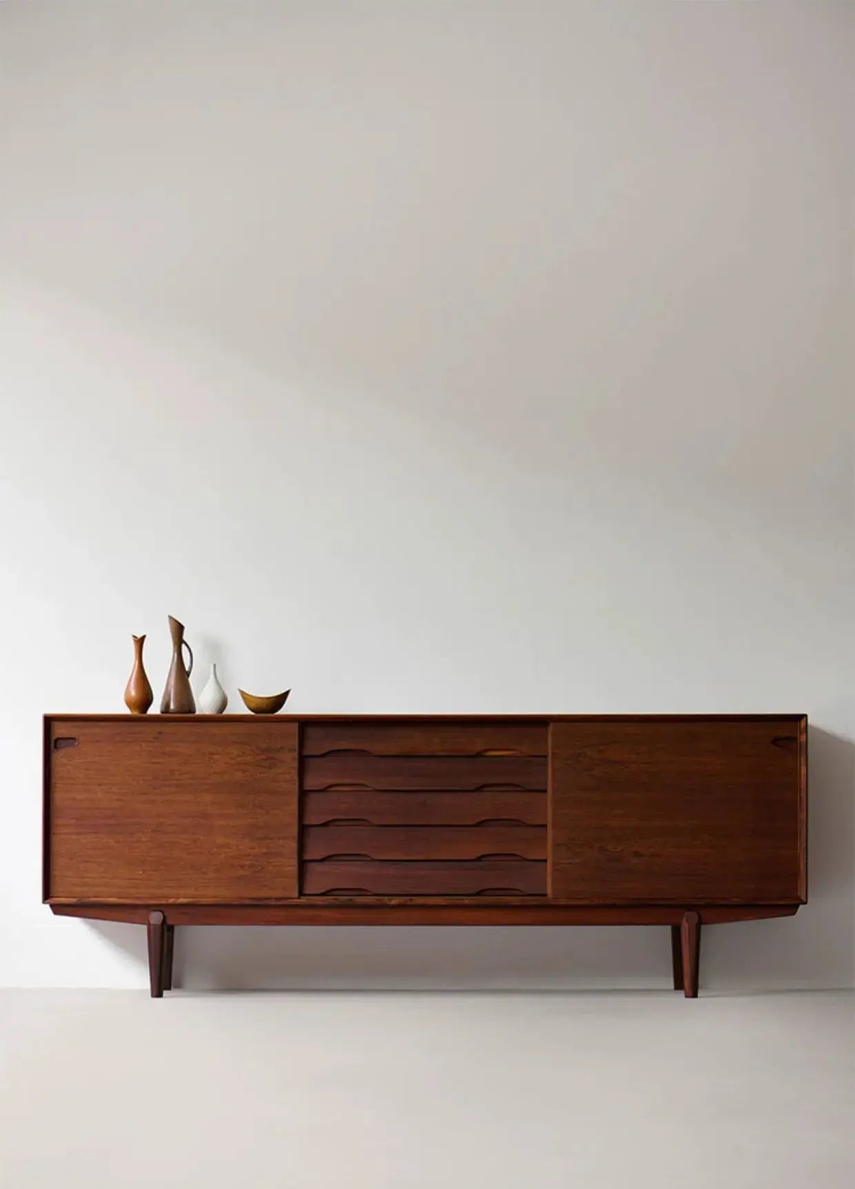 Jolanta Retro Modern Danish Cherry Sideboard