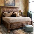 Raine Retro Light Luxury Customizable Double Bed