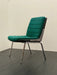 Vintage Drabert 1970s German Lake Green Wool Fabric Lounge Chair Mid-Century