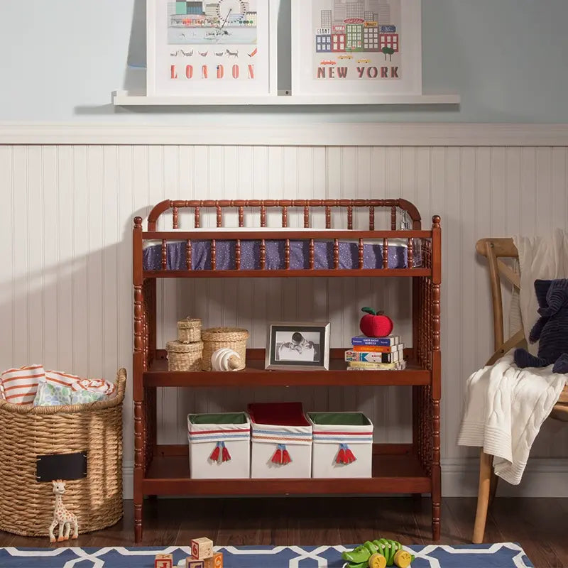 Quentin Solid Wood Baby Diaper Changing Table
