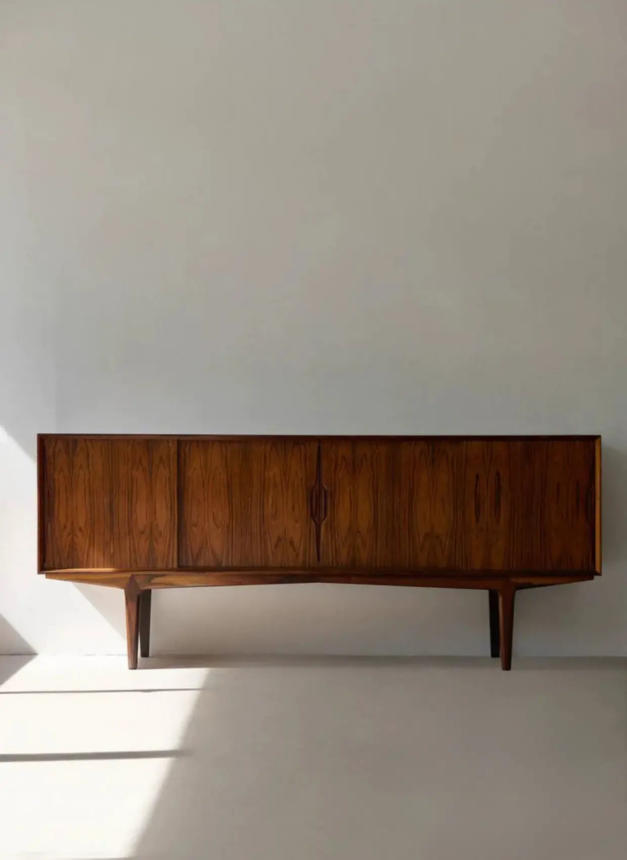 Algernon Mid-Century Modern Cherry TV Console