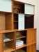 Mid-Century Modern Didier Rozaffy Multifunctional Wood Storage Cabinet Credenza