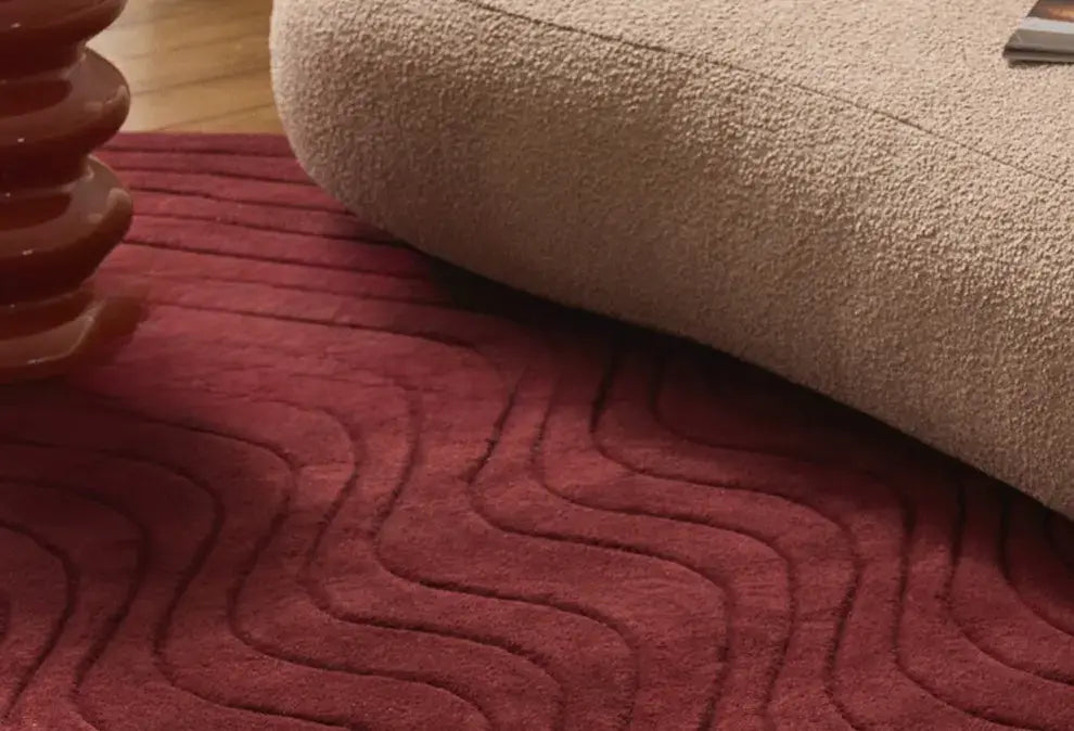 Cosette Luxury Hand-Woven Red Carpet – Formaldehyde-Free Design