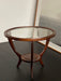 Authentic 1950s Italian Mid-Century Teak Wood Round Coffee Table