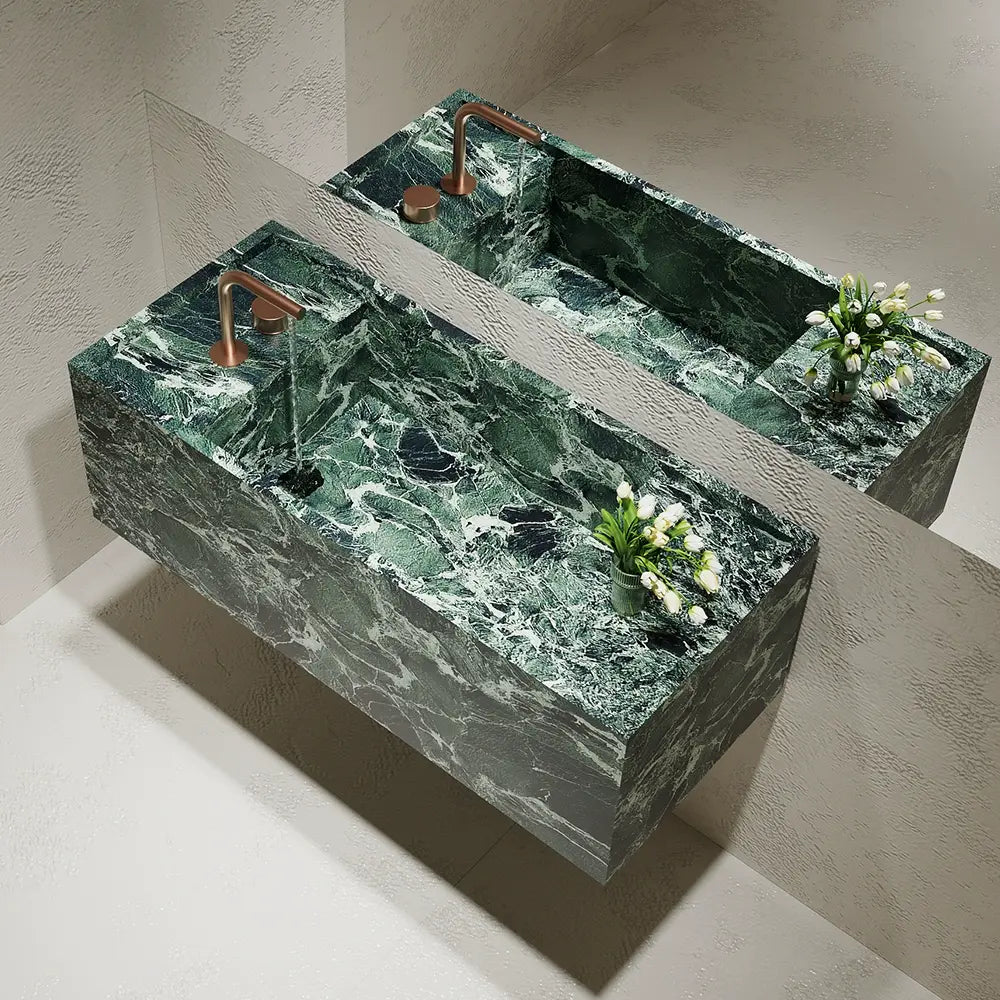 Marcus Amazon Green Wall-Mounted Sink