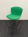 Vintage Knoll Bertoia Diamond Chair, Green Wool Fabric, Mid-Century Modern Design