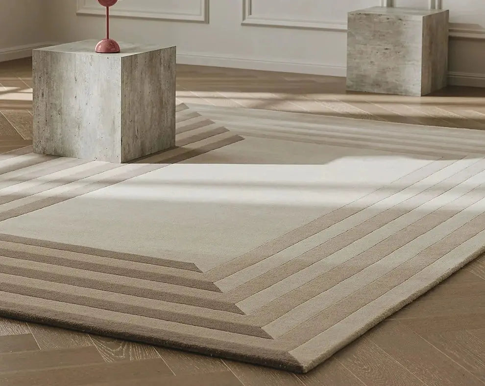 Mélisande Minimalist Geometric Coffee Table – Handmade Custom Design