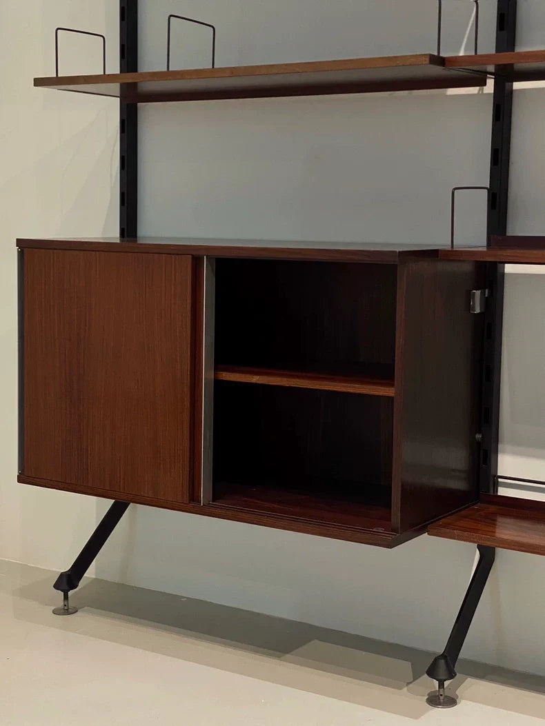 Iconic Ico Parisi 1957 Urio Modular Rosewood Wall System