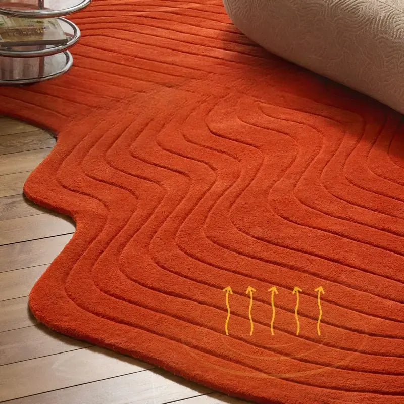 Cosette Luxury Hand-Woven Red Carpet – Formaldehyde-Free Design