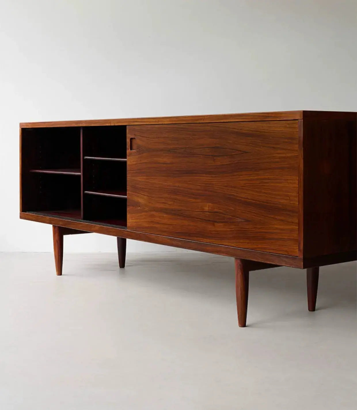 Kasienka Burmese Teak Retro Dining Locker Cabinet