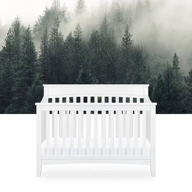 Yann Imported Solid Wood Grove Baby Crib