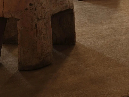 2025 new vintage brown carpet living room full bedroom bedside minimalist pure color French homestay light luxury