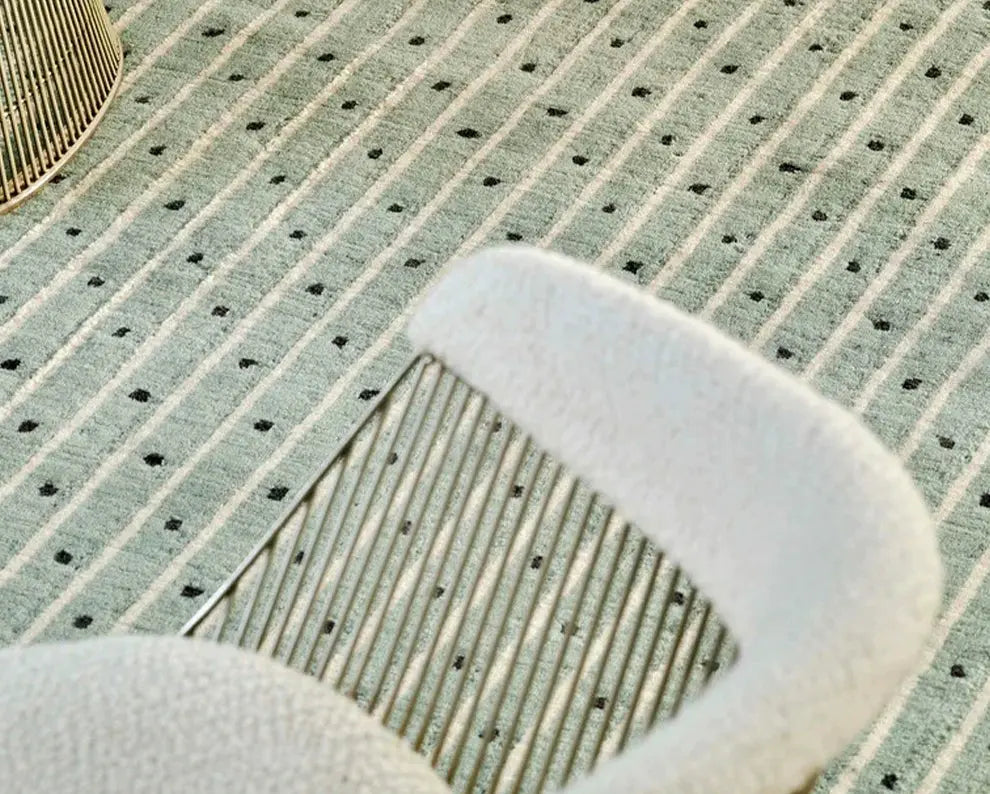 Capucine Handmade French Retro Stripe Carpet – Advanced Custom Design