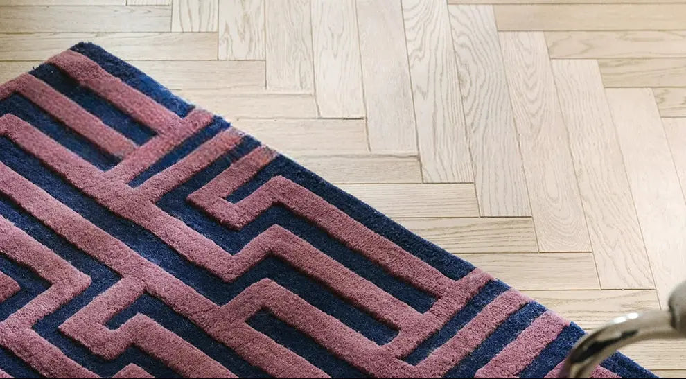 Lucienne Hand-Woven French Retro Medieval Carpet – Unique Home Décor Style