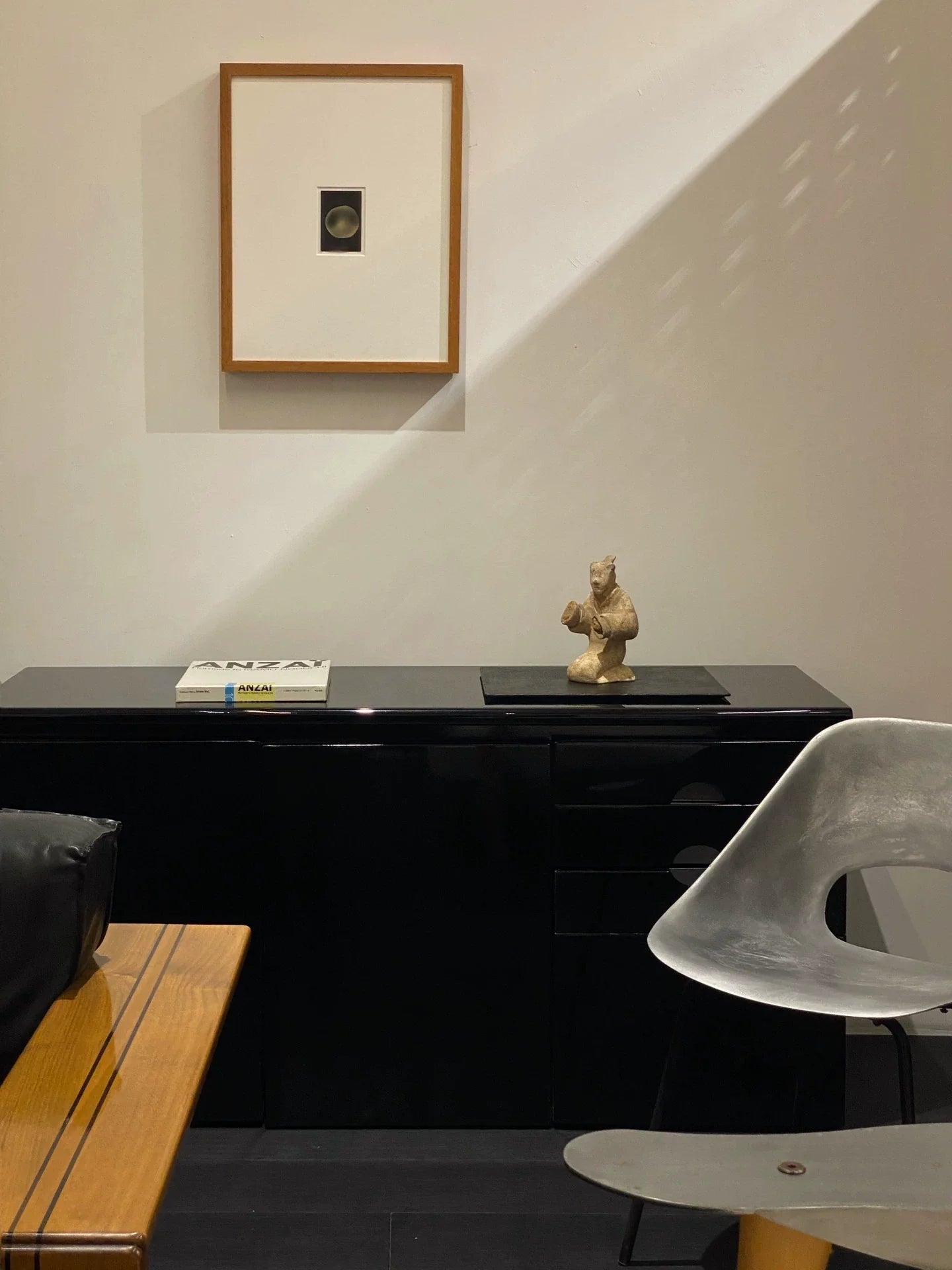 Chic Mid-Century Modern Hans Wegner Style Sideboard - Elegant Wood Storage Cabinet