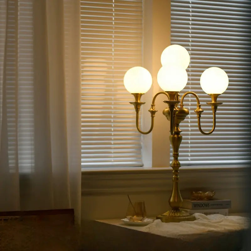 Lorenzo Retro Copper Chandelier Lamp