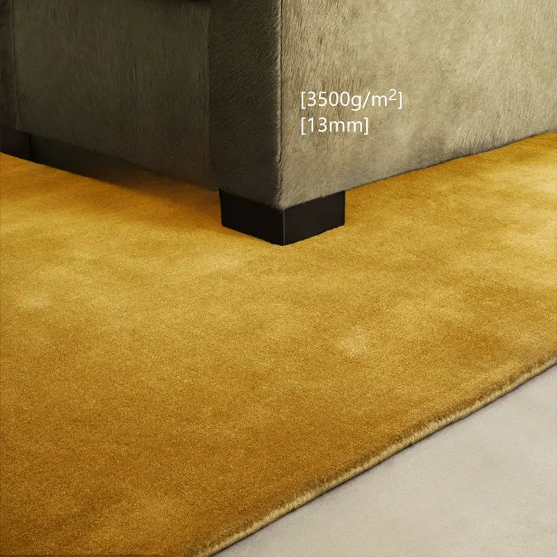 Bastien Handmade Yellow Tencel Bedside Blanket – Luxurious Softness