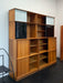 Mid-Century Modern Didier Rozaffy Multifunctional Wood Storage Cabinet Credenza