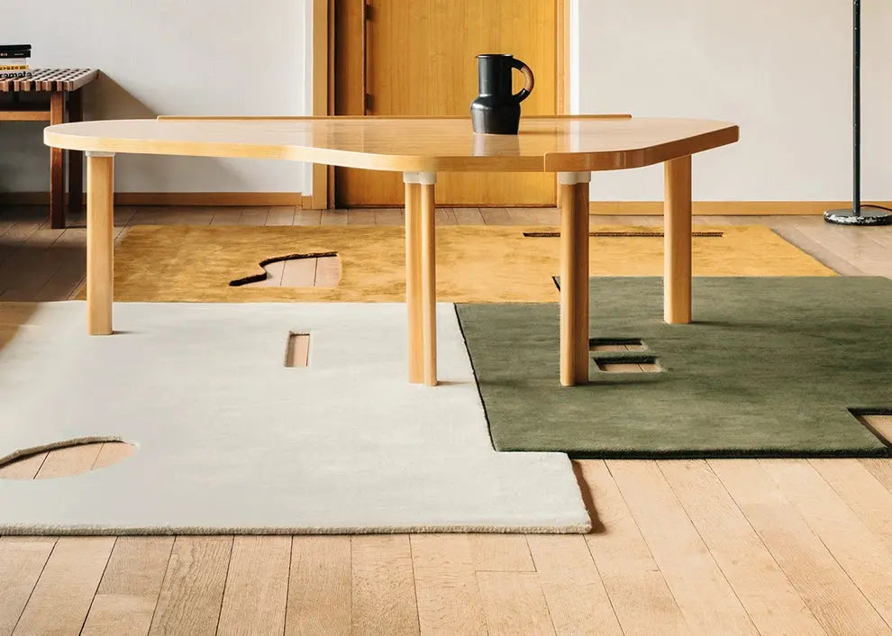 Aurelius Handmade Retro Style Carpet – Unique Nordic Design