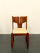 Charming 1960s Italian Walnut Fish-Tail Dining Chair by Mobil Girgi Furniture
