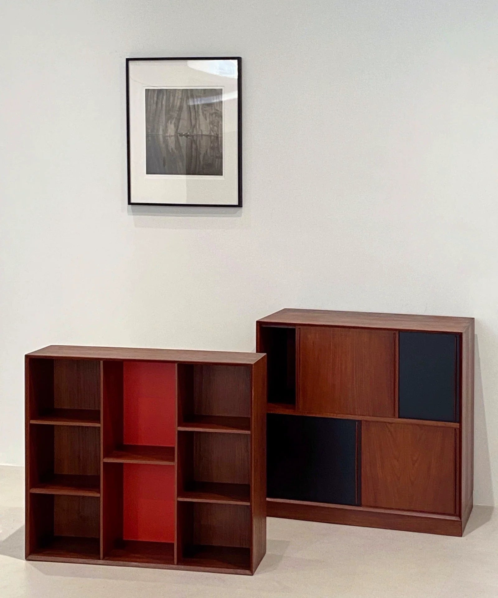 Elegant Mid-Century Danish Teak Wood Storage Cabinet by Hvidt & Mølgaard-Nielsen