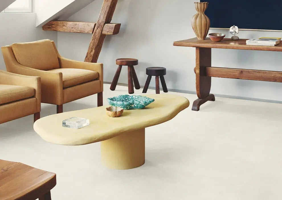 Seraphina Hand-Woven Beige Carpet – Luxurious Retro Design
