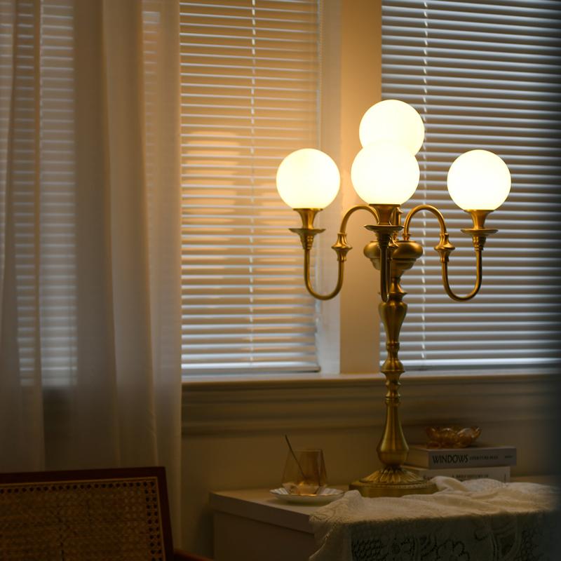 Sylas Retro Brass Table Lamp