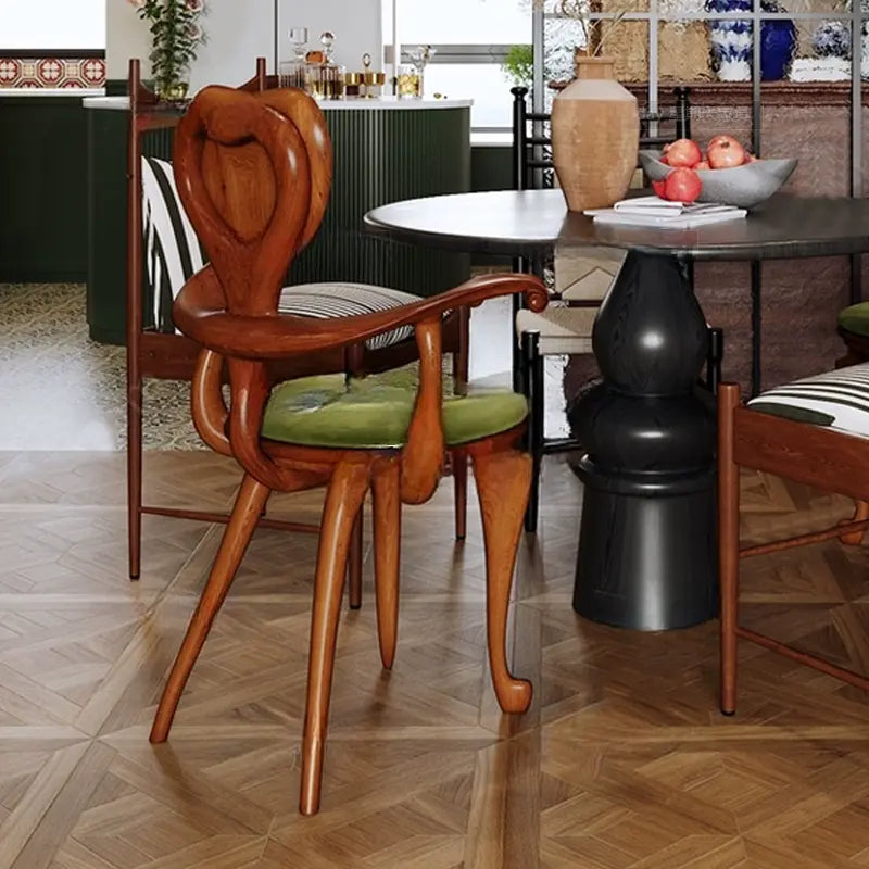 Margaux Antique Solid Wood Round Table