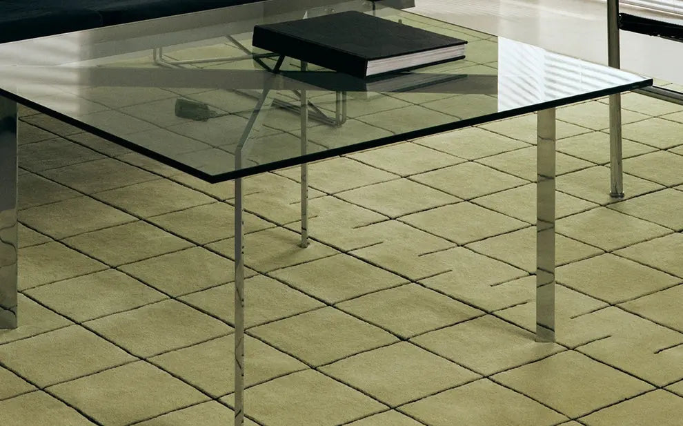 Silvain Handmade Retro Lattice Carpet – High-End Nordic Design