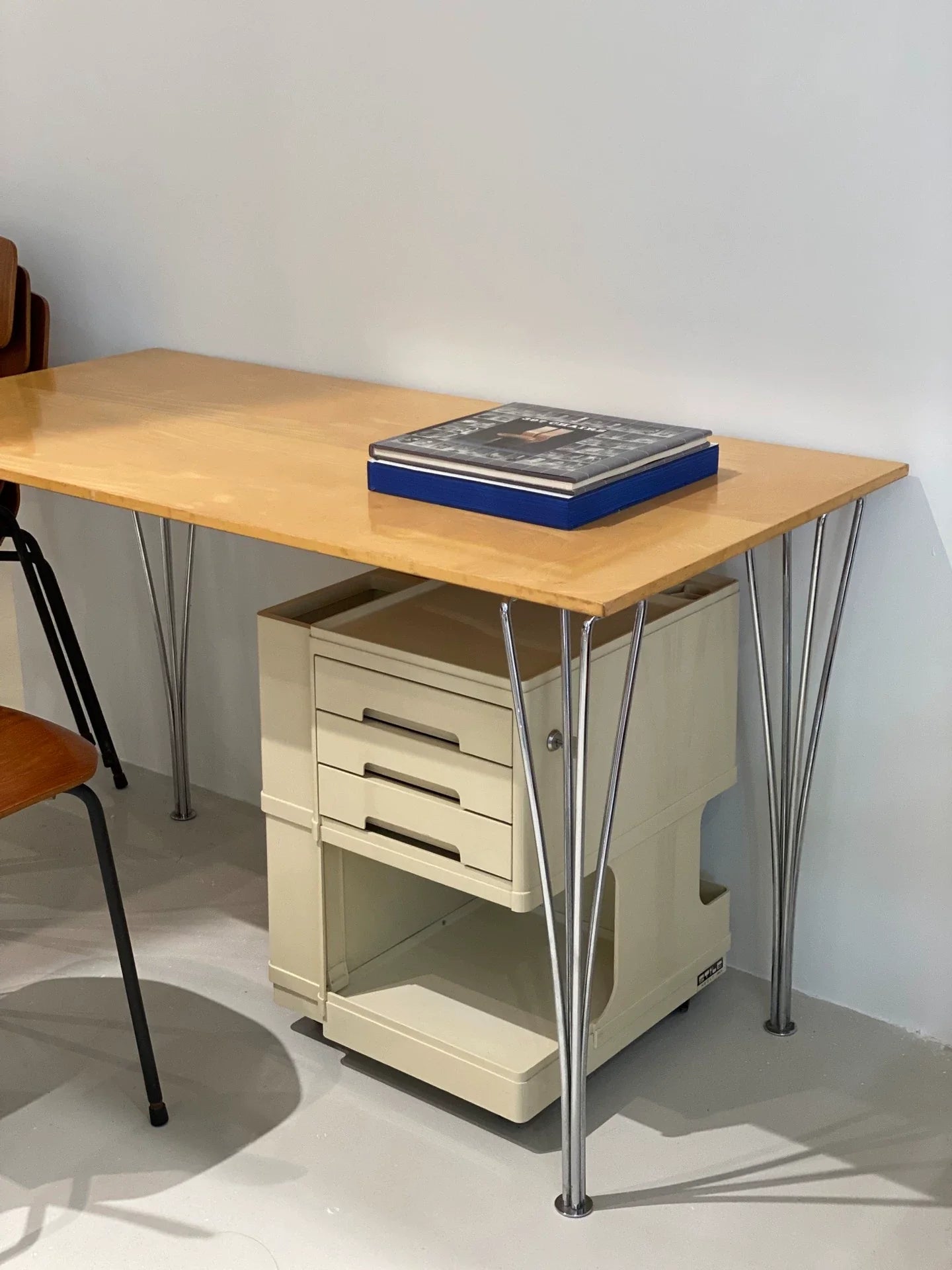 Vintage 1990s Fritz Hansen Beech Rectangular Dining & Desk Table