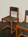 Authentic André Sornay Mid-Century Modern Dining Chair, Dark Grey Seat, 1960s French Design
