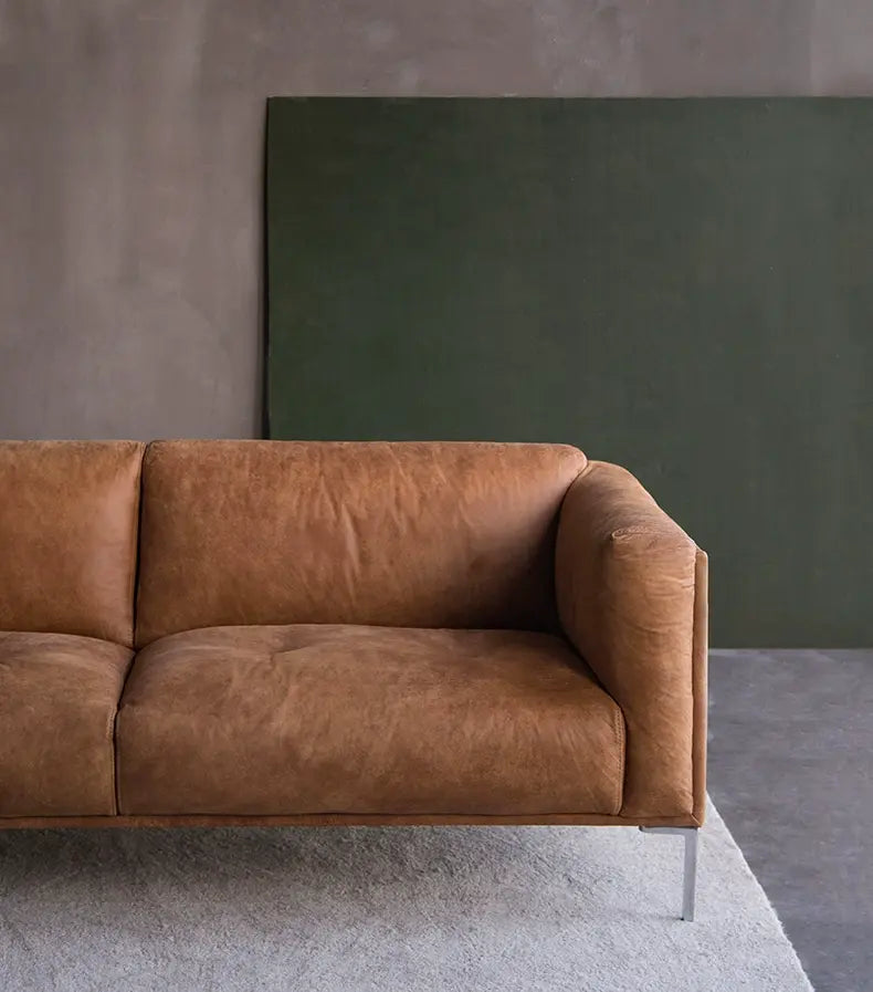 Elena Mountain Living High-End Cowhide Sofa