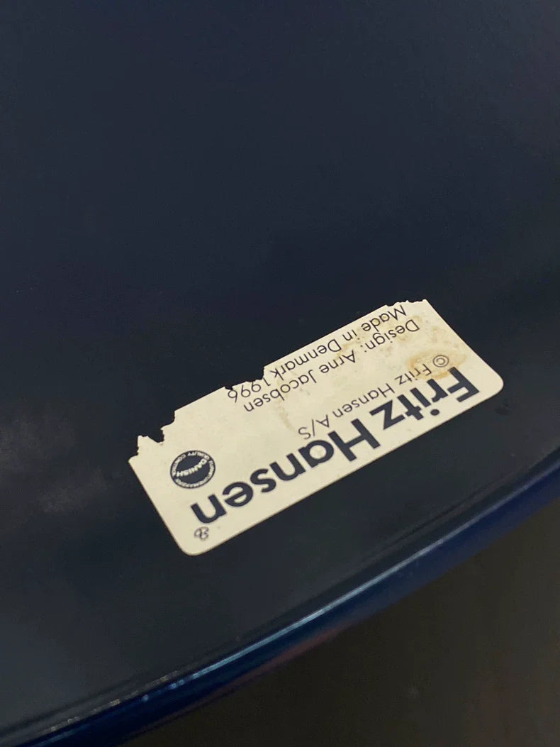 Iconic Arne Jacobsen Ant Chair: Four-Legged Stackable Plywood Danish Design