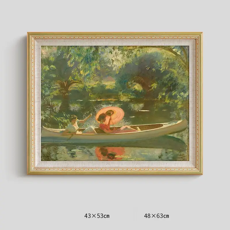 Orville French vintage hanging painting