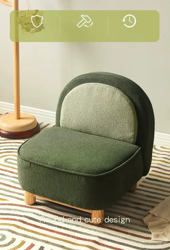 Amédée Cute Fabric Kids Mini Reading Sofa