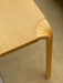 Vintage Alvar Aalto Artek Fan Leg Wood Tea Table Stool