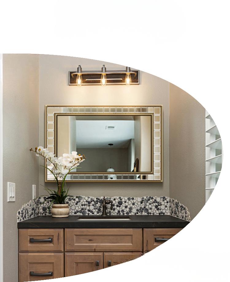Damian Square Wall Bathroom Mirror