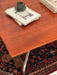 Vintage 1970s Italian Shine Rosewood Dining Table by Vico Magistretti De Padova